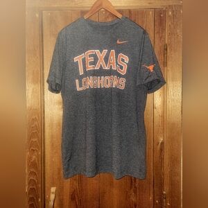 Nike Texas Longhorns Charcoal T-Shirt NWOT